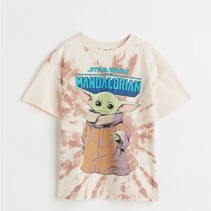 H&M Star Wars Mandalorian Kids T-Shirt - Size 6x/7